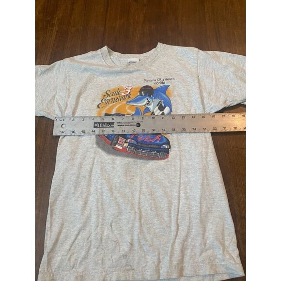 kids shark t shirt panama city Florida size14/16 - Picture 3 of 5